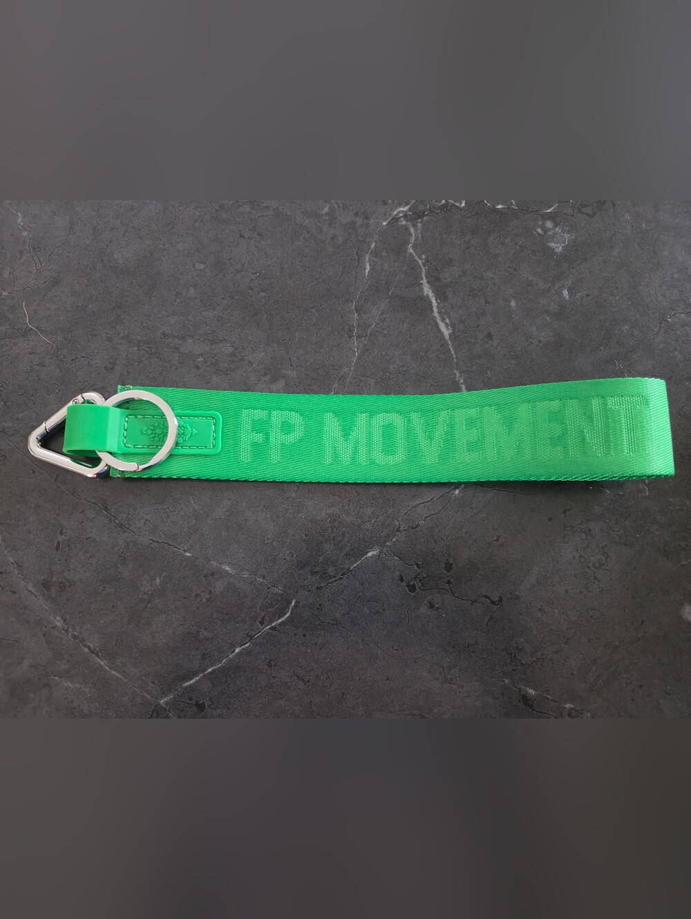 Free People Green FP Movement Key & Card Holder Strap